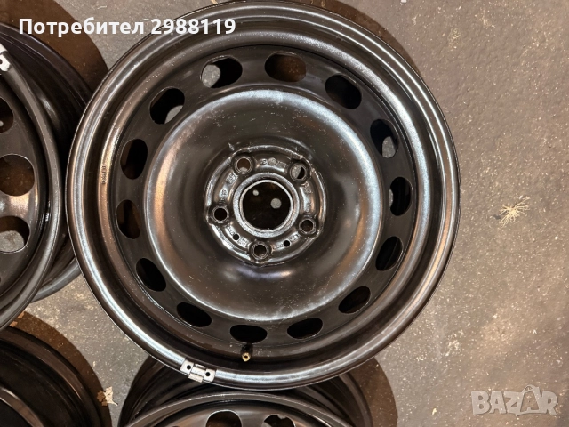 Железни Джанти Audi Vw 5х112 16цола, снимка 3 - Гуми и джанти - 52392488