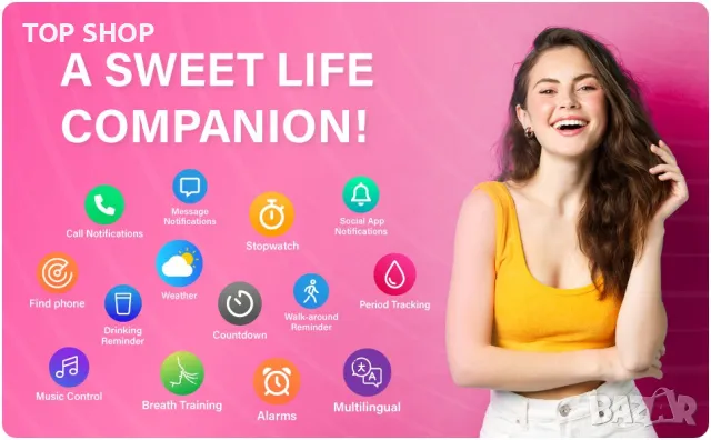 Смарт часовник OCTANDRA Move VeryFitPro- светло сив, снимка 13 - Смарт часовници - 48875363