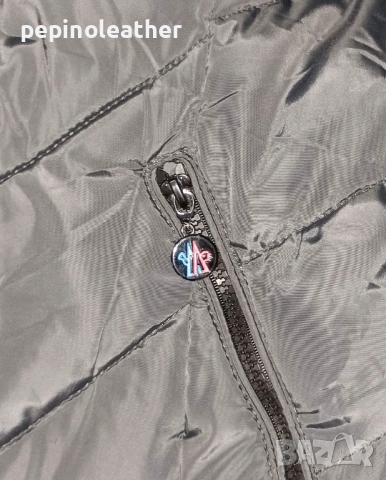 MONCLER дамско черно зимно яке грейка пухенка размер XL, снимка 4 - Якета - 53311319