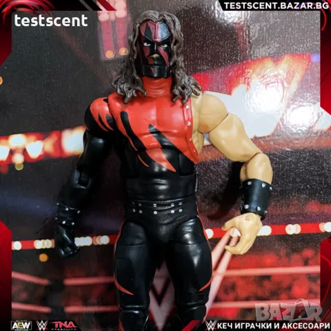 Екшън фигура WWE Kane The Big Red Machine Elite figure Кейн mattel wwe, снимка 1 - Колекции - 49511443