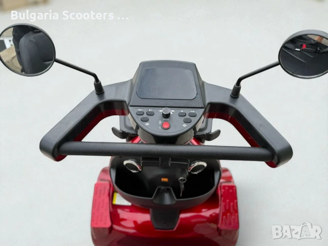 Четириколка за инвалиди на ток MaxElectric F3 2000W - Red, снимка 7 - Инвалидни скутери - 51261509