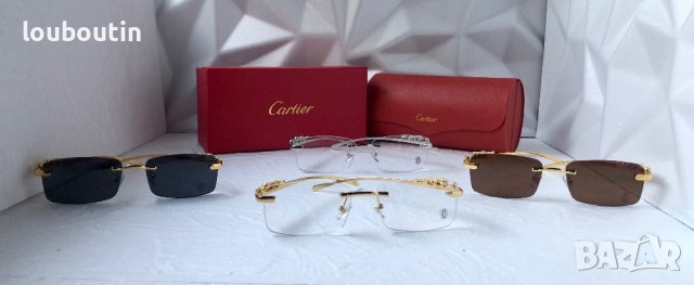 Cartier висок клас слънчеви очила Мъжки Дамски слънчеви 4 цвята, снимка 15 - Слънчеви и диоптрични очила - 41937840
