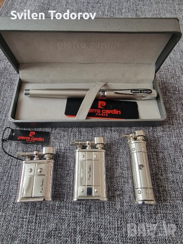 Колекционерски запалки и писалка pierre cardin Paris