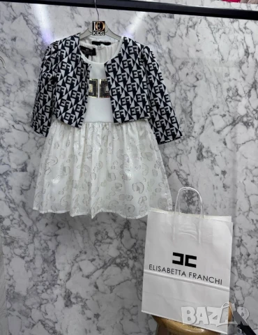 детски комплекти сако и рокля christian dior louis vuitton chanel dolce gabbana 