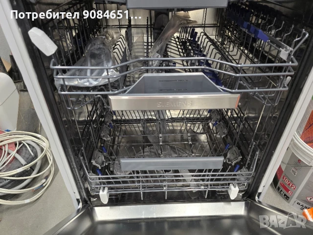 Съдомиялна за пълно вграждане SIEMENS iQ500 SX65EX07CE, 14 комплекта , снимка 9 - Съдомиялни - 50501229