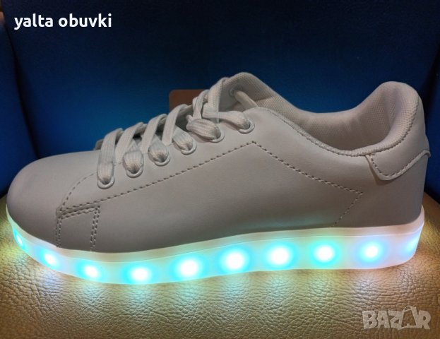 Светещи кецове PLIWAMA , снимка 4 - Маратонки - 40367335