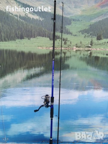 Спининг комплект - въдица, макара и плетено влакно . Нови !