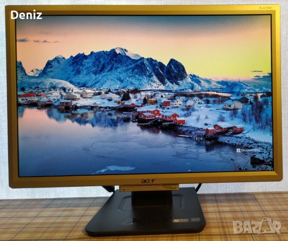 Монитор: Acer AL2216W, снимка 6 - Монитори - 53635712