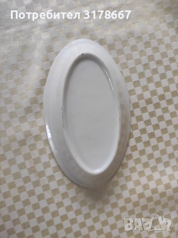 Елипсовидна чиния, снимка 2 - Чинии - 40368682