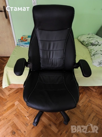 Офис Гейминг кожен стол