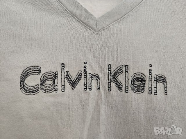 Calvin Klein дамска блуза с дълъг ръкав, Л/L размер с бродерия , снимка 4 - Блузи с дълъг ръкав и пуловери - 40532278