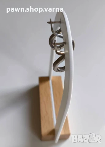 Сребърни обеци – проба 925, снимка 4 - Обеци - 50949578