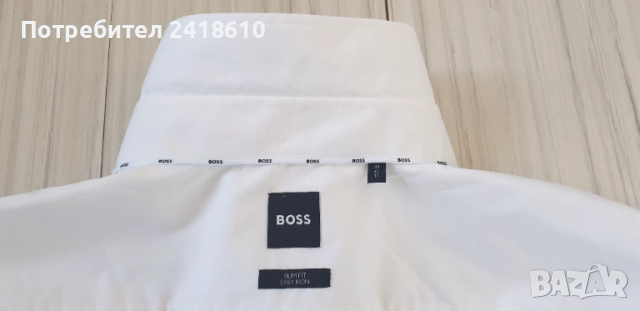 Hugo Boss H - Hank - Kent - C1- 214 Slim Fit  Cotton Mens Size 43/17 - XL НОВО! ОРИГИНАЛ! Мъжка Риза, снимка 2 - Ризи - 52225524