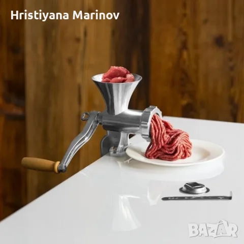 Ръчна мелноца за месо и домати, снимка 6 - Месомелачки - 56038907