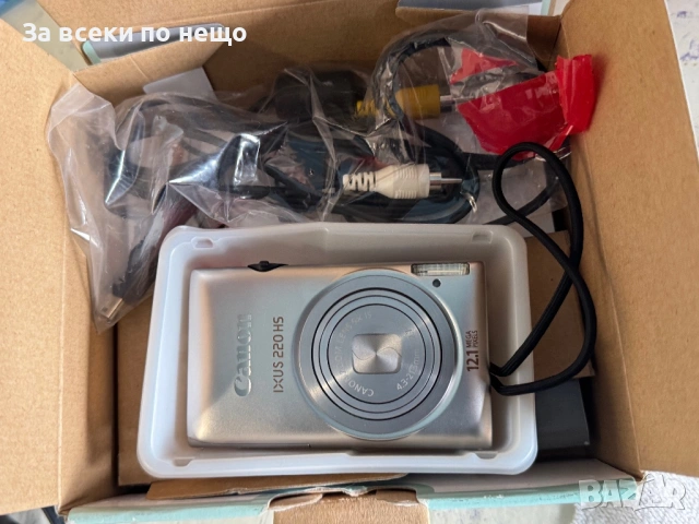 ЗА РЕМОНТ ИЛИ ЗА ЧАСТИ! Цифров фотоапарат Canon IXUS 220 HS, снимка 17 - Фотоапарати - 53411091