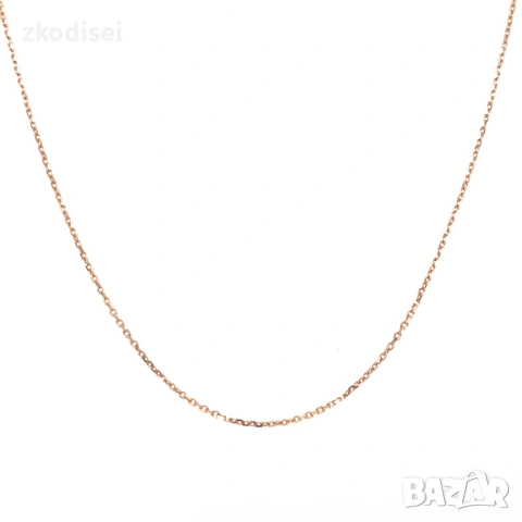 Златен синджир 1,37гр. 41,0см. 14кр. проба:585 модел:37714-4, снимка 2 - Колиета, медальони, синджири - 53826632