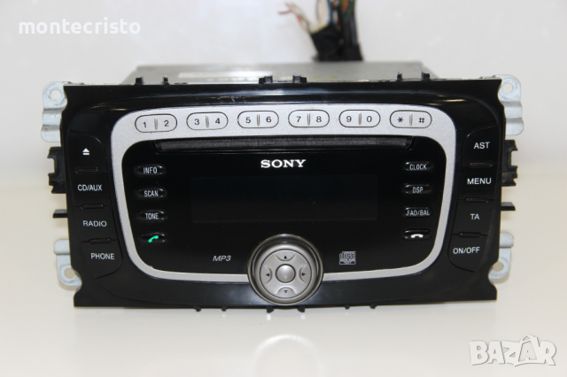 CD RADIO AUX MP3 Ford Focus MK2 facelift (2008-2011г.) 7M5T18C939EC / 7M5T-18C939-EC Sony касетофон, снимка 1 - Аксесоари и консумативи - 44700505
