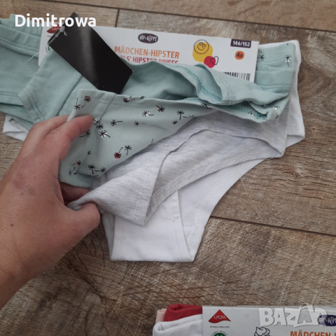 р-р 146-152см 8бр комплект детски бикини за момиче, снимка 5 - Детско бельо и бански  - 44694781