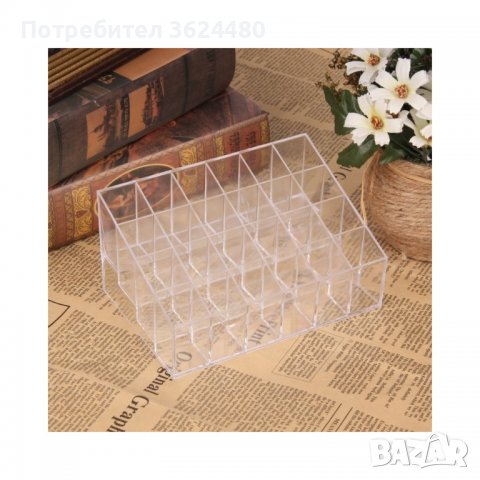 ПРОЗРАЧЕН ОРГАНАЙЗЕР ЗА 24 ЧЕРВИЛА И ЛАКОВЕ, снимка 7 - Други - 39933245