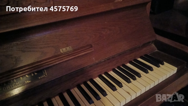 Немско акустично пиано Rosenkrantz, снимка 5 - Пиана - 52703041