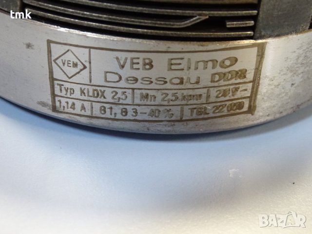 Съединител електро-магнитен Dessau KLDX 2.5 electromagnetic clutch, снимка 6 - Резервни части за машини - 41084646