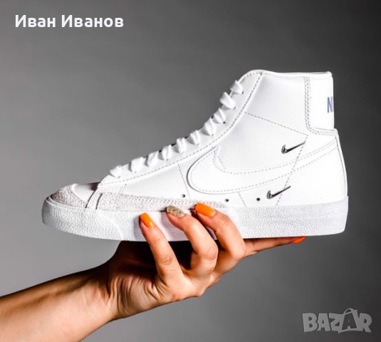 маратонки /кецове Nike Blazer Mid 77 White номер 39 , снимка 8 - Маратонки - 40998756