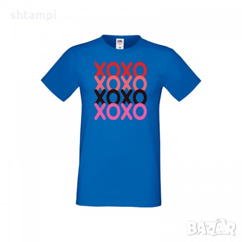 Мъжка тениска Свети Валентин XOXOXO, снимка 2 - Тениски - 35716662