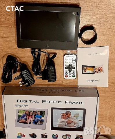 Нова дигитална фоторамка с дистанционно, снимка 5 - Друга електроника - 48925109