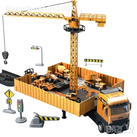 Голям Трансформиращ се Камион 4741, снимка 4 - Коли, камиони, мотори, писти - 52541765