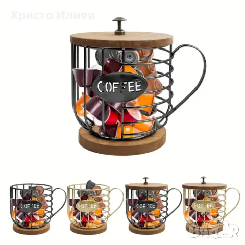 Органайзер Метална поставка за кафе капсули за Долче Густо Неспресо Nespresso Dolce Gusto Lavazza, снимка 2 - Кафемашини - 47747535