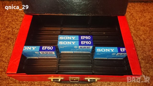 Кожени куфарчета за съхранение на 30/32 броя аудио касети, снимка 3 - Декове - 41604869