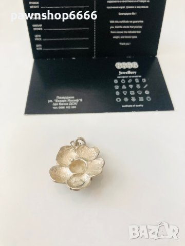 Сребърна висулка 925, снимка 4 - Колиета, медальони, синджири - 41391883