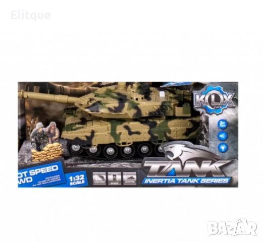 Детски инерционен танк със звук и светлина, снимка 5 - Други - 52745018