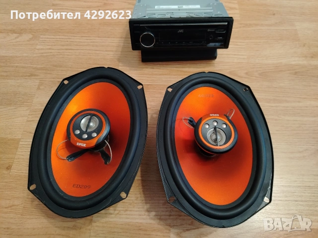  Комплект CD-Player JVC с тонколони, снимка 8 - Аудиосистеми - 53094177