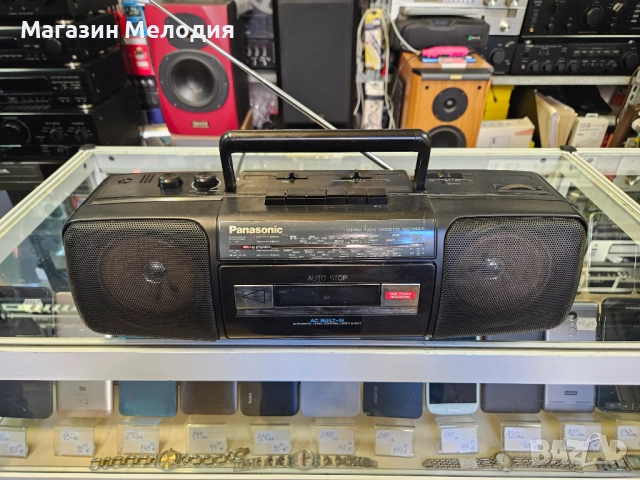Радиокасетофон Panasonic RX-FS400 Работи само на радио (стрелката на радиото не се движи, но хваща в, снимка 2 - Радиокасетофони, транзистори - 51837105