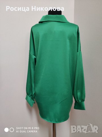 Риза сатен , снимка 3 - Ризи - 39976116