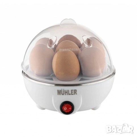 Уред за варене на яйца MUHLER ME-271 – Варете до 7 яйца бързо и лесно, снимка 12 - Друга електроника - 52098456