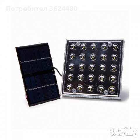 LED соларна лампа за къмпинг, туризъм, риболов , снимка 1 - Соларни лампи - 40119126