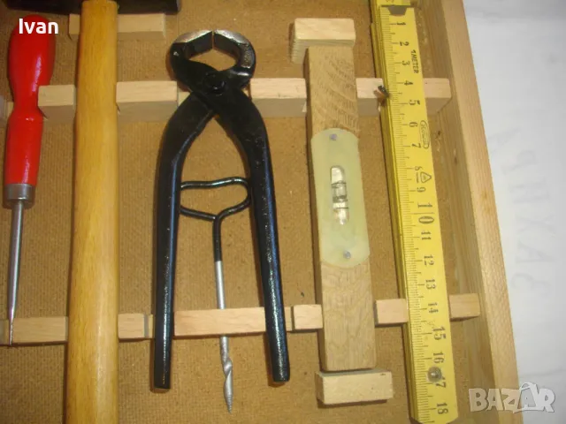 НОВ Немски КОМПЛЕКТ РЪЧНИ ИНСТРУМЕНТИ ТИП ДЕТСКИ ЗА ОБУЧЕНИЕ ПРАКТИКА 10 броя Старо масивно качество, снимка 11 - Други инструменти - 47662249