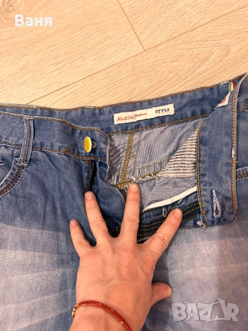 Мъжки къси дънкови панталони, снимка 3 - Къси панталони - 51522164