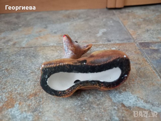 Малка керамична фигурка сърне, снимка 4 - Статуетки - 41835426