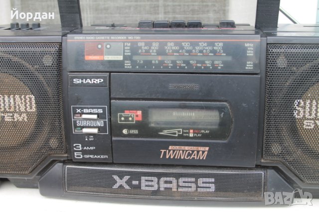 Радиокасетофон "Sharp WA t3512'', снимка 3 - Антикварни и старинни предмети - 40713654