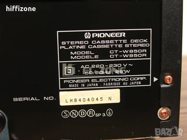  Pioneer ct-w850r ДЕК, снимка 9 - Декове - 48071080
