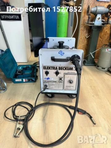 Професионално телоподаващо Elektra BECKUM TYP 170/TL COMBI -TURBO MIG/MAG, снимка 4 - Други инструменти - 53703054