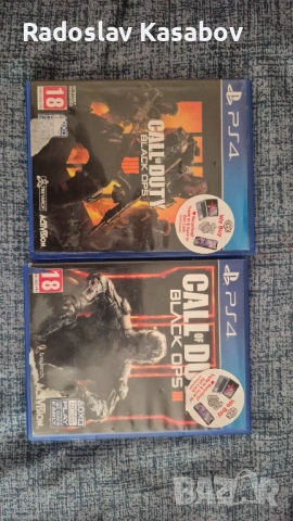 Продавам  Call of duty black ops  3 и 4 цената е за двете игри !