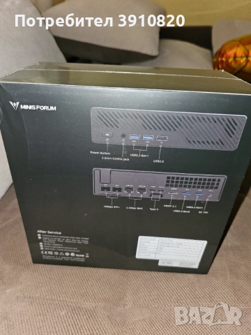 Чисто Нов, Запечатан Mini PC: MINISFORUM MS-A2 с Ryzen™ 9 7945HX, снимка 2 - Работни компютри - 52779359