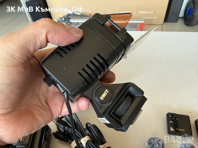 Камера 8K с лед / Zoom H2n / Прожектор / Комплект микрофони с приемник, снимка 6 - Светкавици, студийно осветление - 55909704