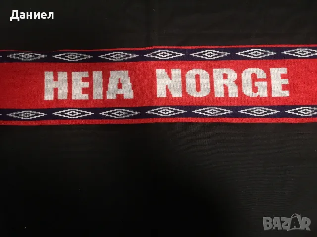 Винтидж шал на Норвегия , снимка 3 - Футбол - 48446564