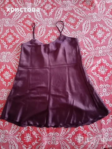 Сатенена нощничка и ..., снимка 2 - Нощници - 51241400