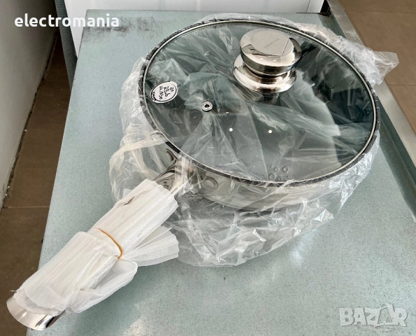 дълбок тиган с капак/мраморно покритие Bohmann BH-71241-24T